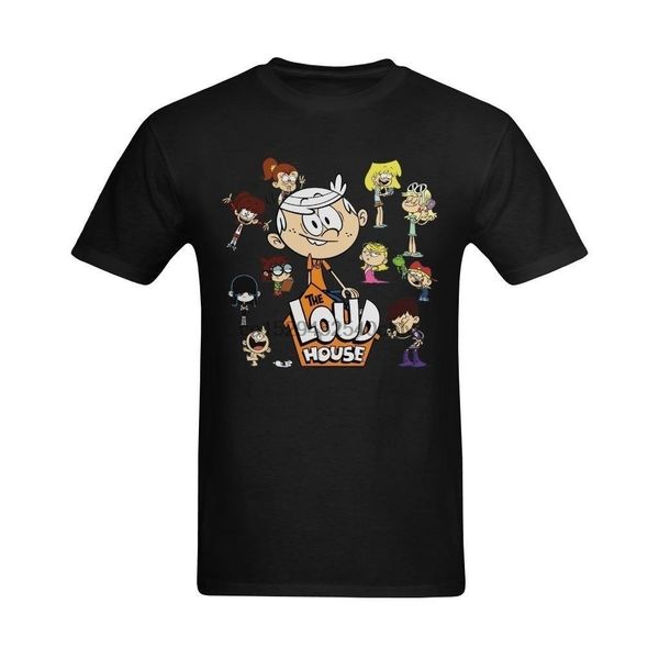 

men's cover loud house kids art design t-shirt