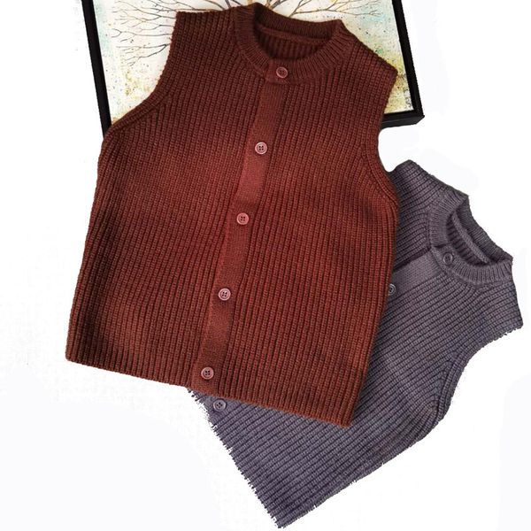 

childrennew корейский стиль универсален случайные вязаные свитера кардиган vestt9gy, White
