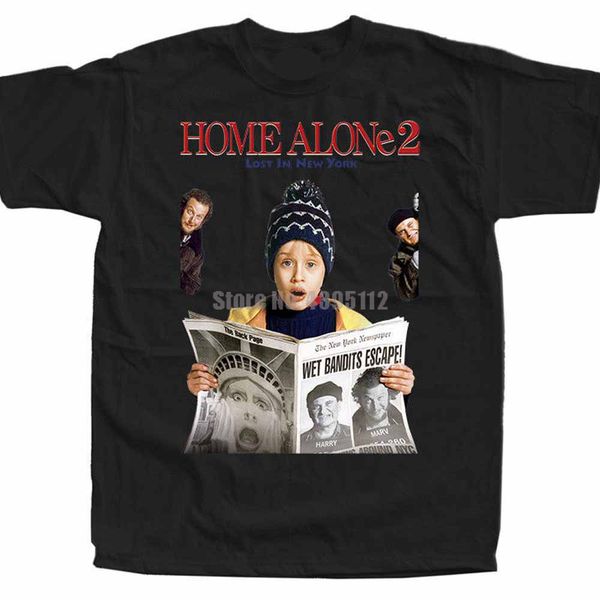 

home alone 2 lost in new york poster men's retro shirts lgbt t-shirt like tshirts likes t-shirts big size nzzoxy