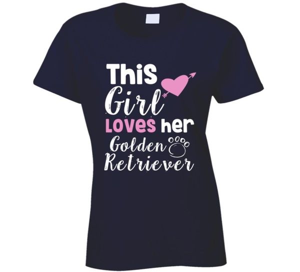 

this girl loves her golden retriever dog lover rescue t shirt cool casual pride t shirt men new fashion tshirt