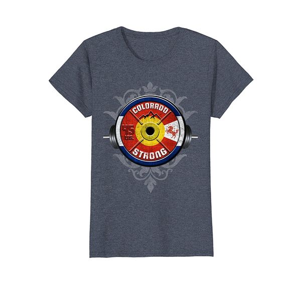 

2019 new summer slim tee shirt colorado strong t-shirt fashion design biker