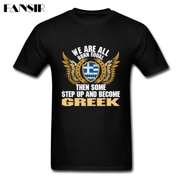 

men t shirts great short sleeve cotton custom tee shirts man some step up and become greek greece flag guys brand clothing