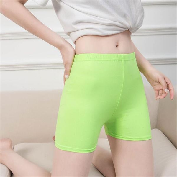 

fashion summer casual shorts woman stretch high elastic fitness shorts female white green short candy color, White;black
