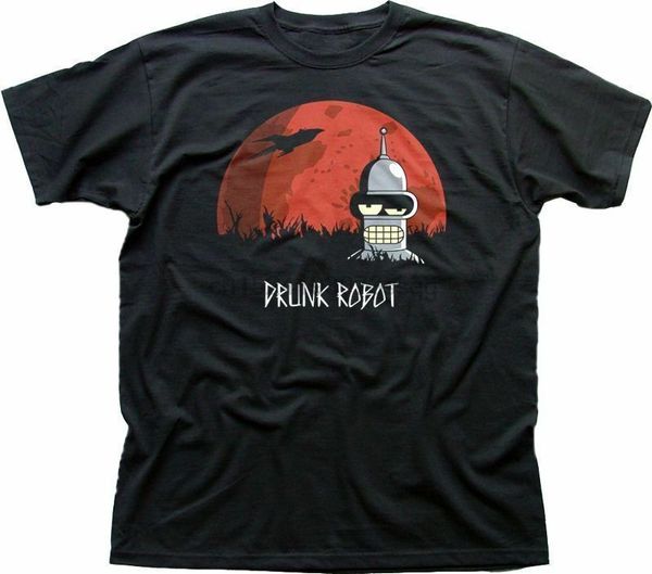 

bender фильм bad пьяный робот логотип футболки