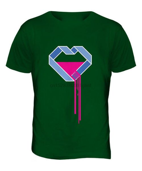 

bleeding heart mens printed fashion t-shirt street art graffiti rolled sleeves summer casual tee shirt