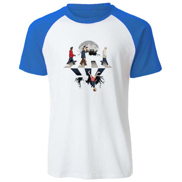

new 2019 t shirts men stranger-things upside down t-shirt cotton tee shirt men's casual raglan short sleeve summer clothing