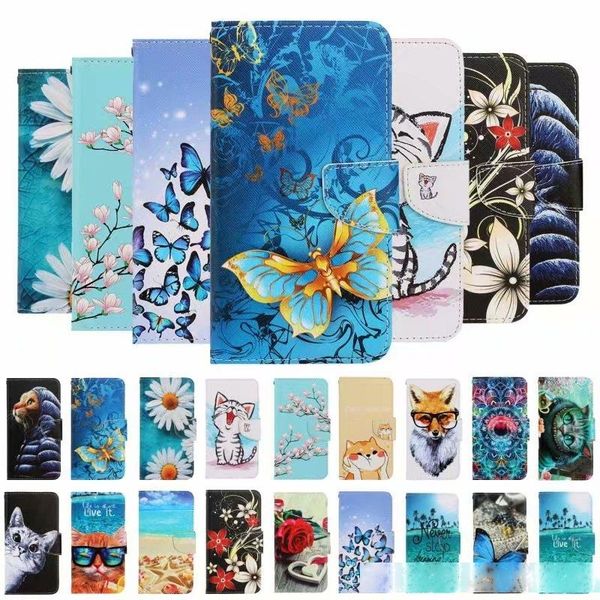 

dreamcatcher wallet leather stand flip flower cat butterfly case for samsung note10 s10 s20 plus s20 ultra a51 a71 a10 a20 a30 a40 a50 a70