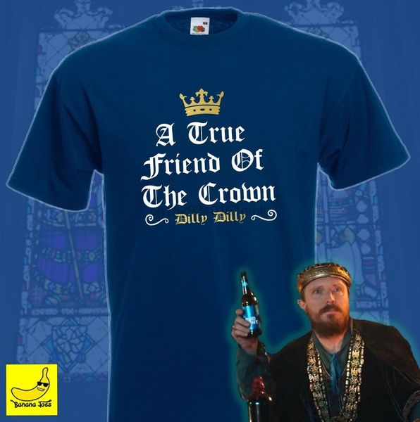 

дилли дилли верный друг футболка bud light king питье пива день рождения футболку