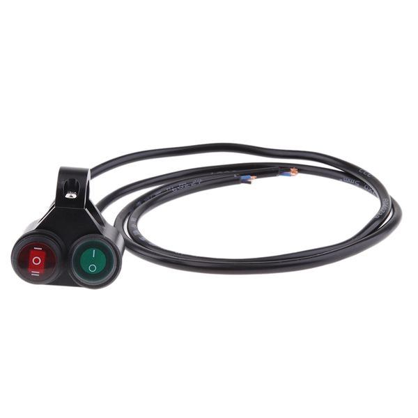 

motorcycle 22mm 7/8\" handlebar 2 control button switch on/off with indicator