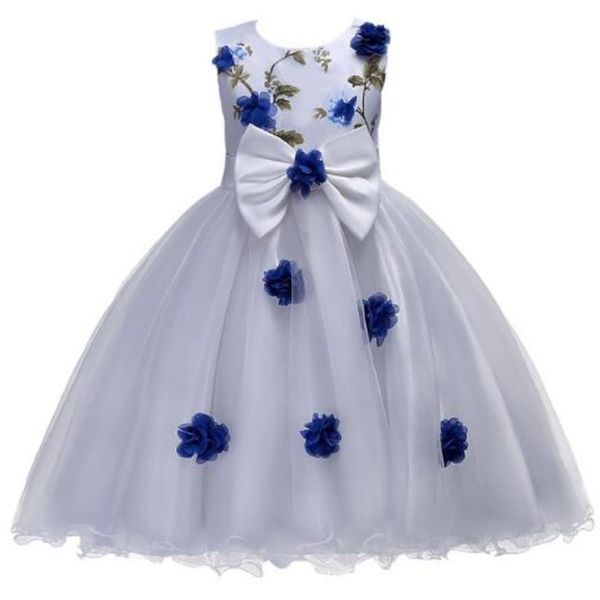 

kids applique beading dresses for girl clothes elegant teenager girls belt dress summer fashion princess birthday ball gown, Red;yellow