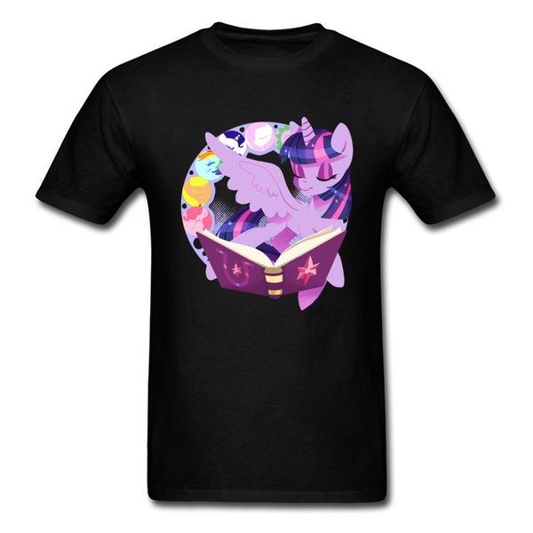 

t-shirt purple whimsicality book cute graphic student love cartoon t shirt faddish comic tshirt summer clothing