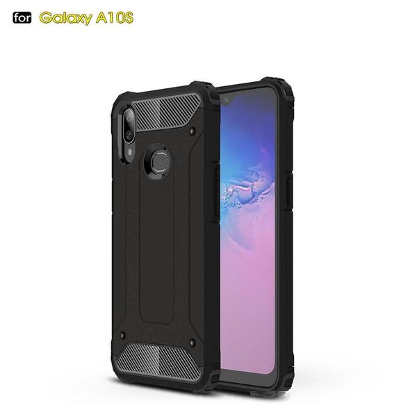 

shockproof anti scratch armor phone case for samsung a10s luxury soft silicone pc hard cover shell bumper