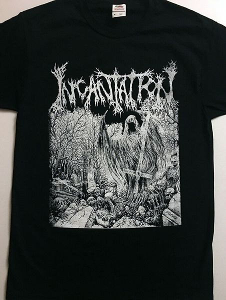 

incantation t shirt death metal immolation dismember morbid angel blood s - xl(1