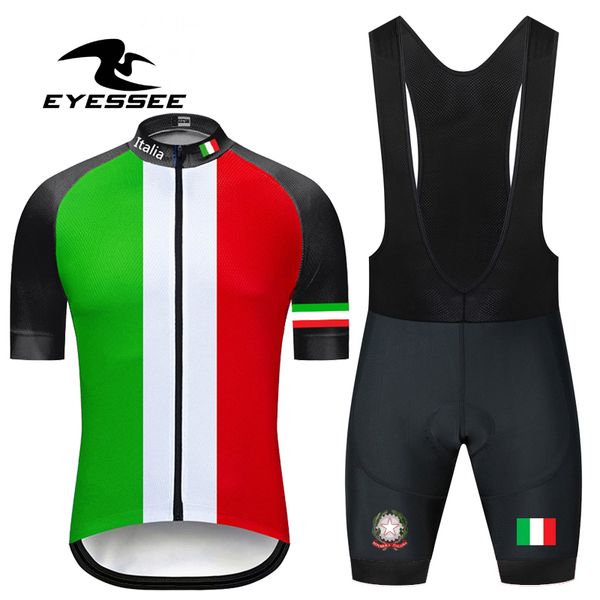 

eyessee новая версия italia велоспорт set дышащий mtb задействуя одежда маунтинбайку одежда одежда высокого качества одежды велосипеда, Black;blue