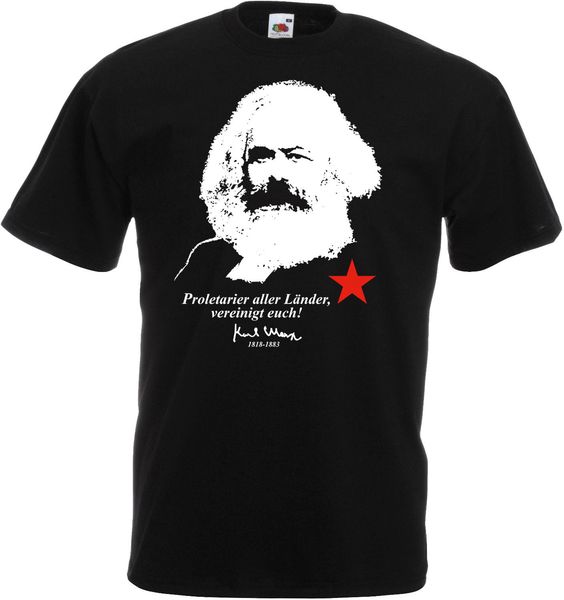 

karl marx proletarier mens t shirts fashion 2018 hip hop t shirts