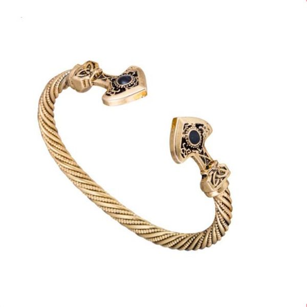 

women men bangles special design anchor pattern vintage style jewelry personality fashion zinc alloy provide dropshipping, Black