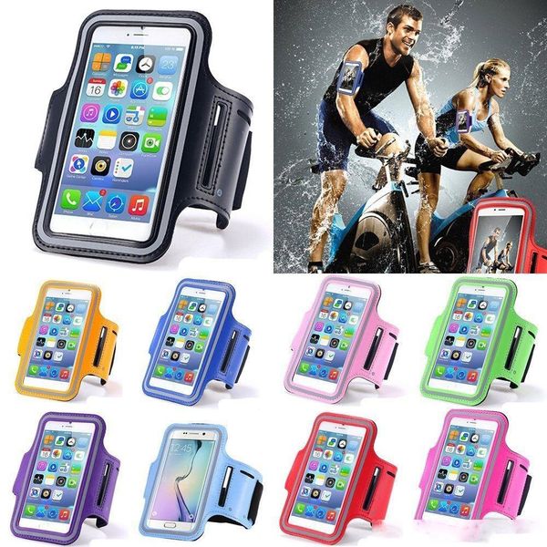 

for iphone 7 6 6s plus universal armband waterproof sports running case bag workout armbands holder pouch for samsung lg cell mobile phone