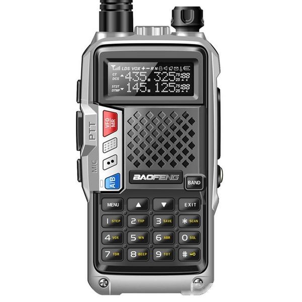 

new baofeng bf-uvb3 plus 5w high power uhf/vhf dual band 10km long range thickenbattery walkie talkie multiple charging mode