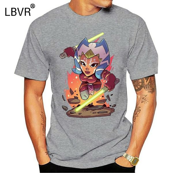 

ahsoka tano superheros comic chibi cartoon white t shirt sx06 streetwear funny tee shirt