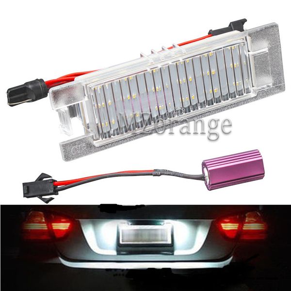 

mzorange 2pcs автомобиля сид номерного знака для astra h 04-09 corsa d 07-11 insignia zafira b автомобиля внешние аксессуары лампы