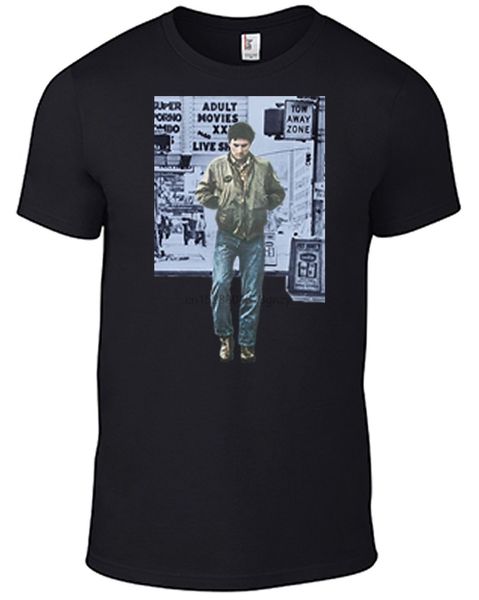 

taxi driver t-shirt robert de niro sopranos scorsese godfather tee poster dvd b men summer short sleeves t shirt