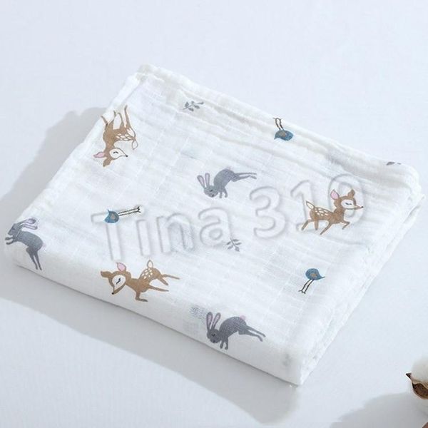 

fashion muslin cotton baby blankets multifunction newborn soft swaddles wrap summer baby blanket 110*120cm swaddles wraphome textilest2g5071