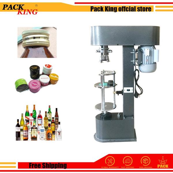 

vodka bottle cap capping machine liquor capper olive oil whisky metal cap locking pressing aluminum alcoholic drinking locker