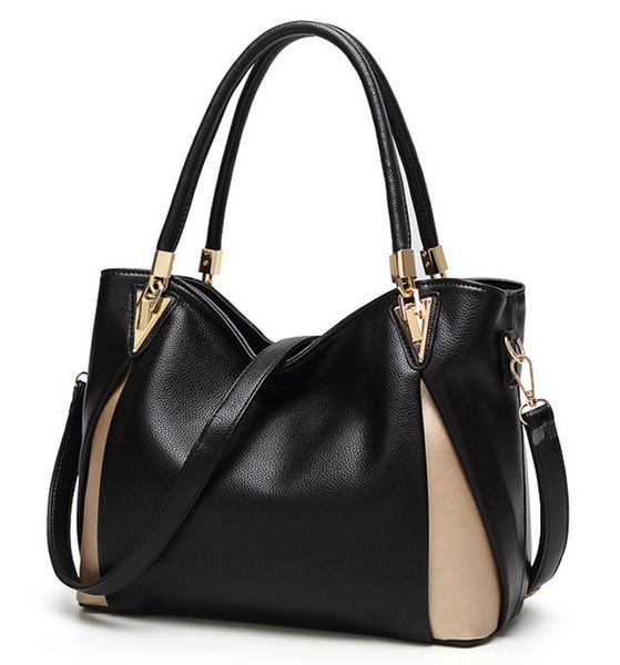 

fashion tote bag large handle shoulder bag for leather satchel women's handbag