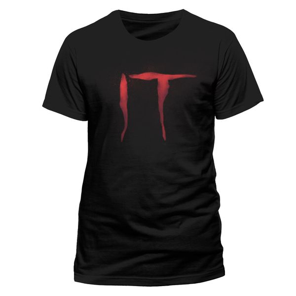 

официальный it фильм logo футболка black pennywise клоун стивен кинг s m l xl