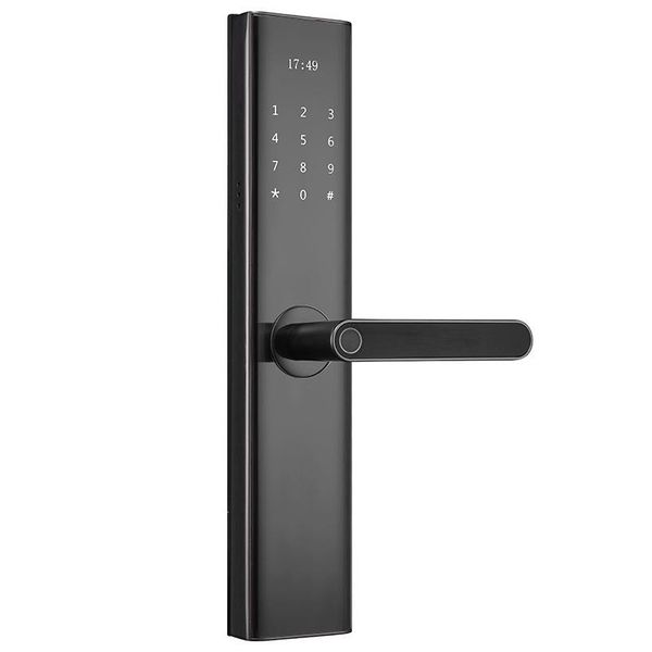 

factory wholesale open smart home fingerprint lock residential l anti-theft door lock copper lock mute