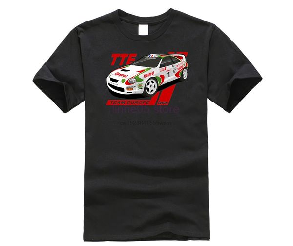 

2020 summer cool t-shirt classic celica japanese car fans team rally t shirt white or gray gt-four st205 funny tee shirt