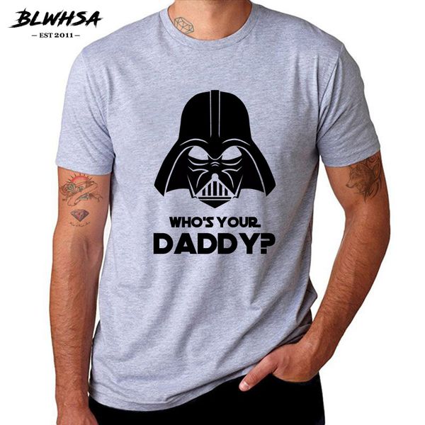 

blwhsa who are you daddy print t shirt men fashion casual short sleeve movie protagonist funny t-shirt popular slogan tees