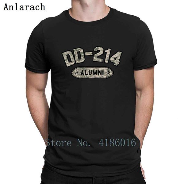 

dd 214 alumni vintage woodland camo retired80s t shirt tee shirt basic o neck printed fit novelty basic solid shirt
