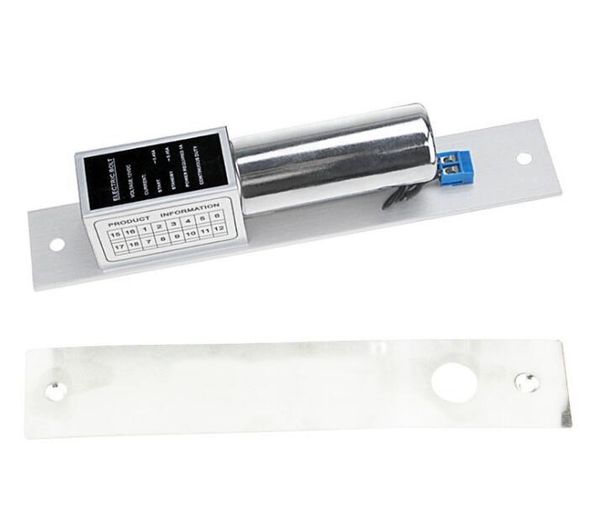 

electric plug lock surface mount access control smart induction glass door lock iron door 12v electronic lock security protection rental hou