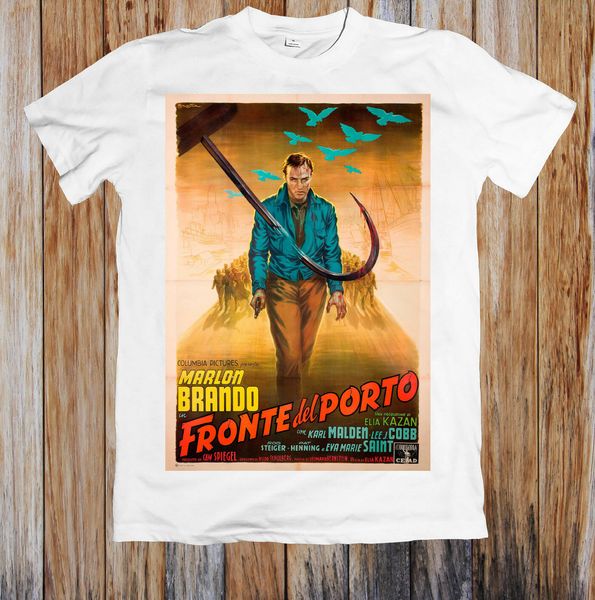 

on the waterfront 1950's movie poster retro t-shirt