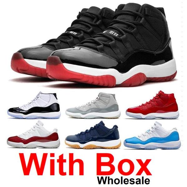 

11 bred 11s mens women basketball shoes concord 11 45 platinum tint space jam gamma blue designer sneakers with box discount shoes