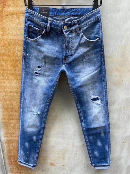 

wb8209 fashion men's jeans 2020 runway luxury european design party style men's clothing, Blue