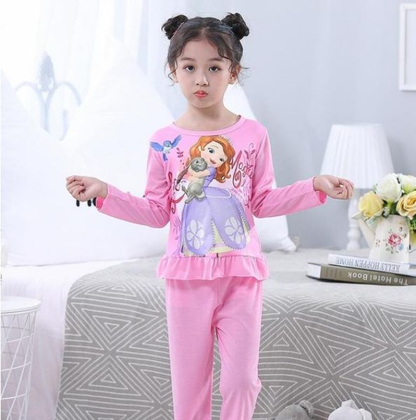 

girls christmas pajamas princess clothes baby 2pc long sleeve cotton nightwear sets boys pyjamas children clothes kids sleepwear, Blue;red