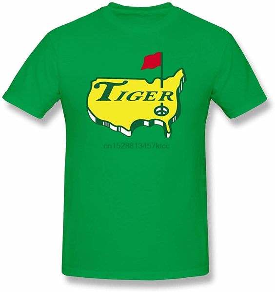 

green tiger the masters logo t shirt men women tee shirt custom screen printed