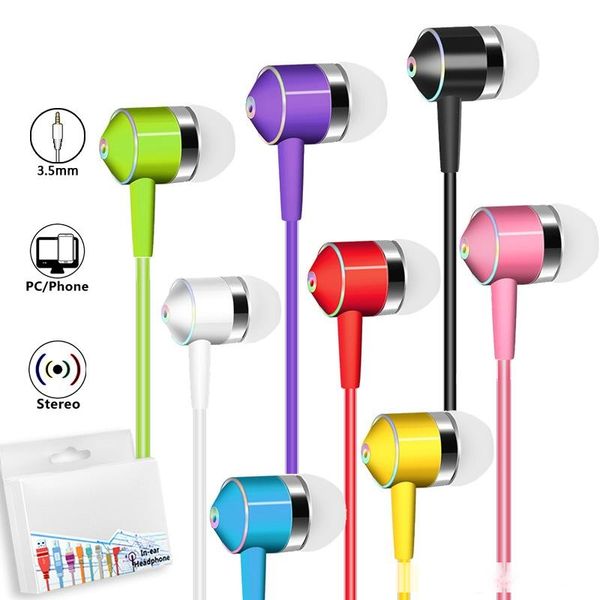 

3.5mm wired earphones sport running sweatproof headphones stereo headset universal for iphone samsung xiaomi smartphones