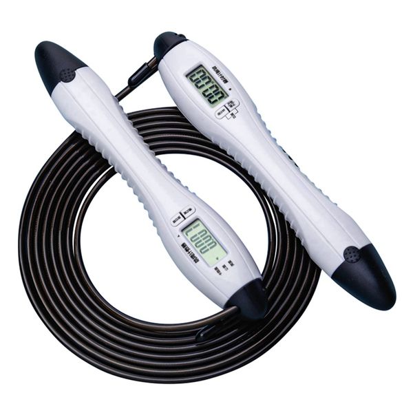 

steel wire skipping rope with 60-second timing bell to remind the counter calorie skipping rope professional technical jump