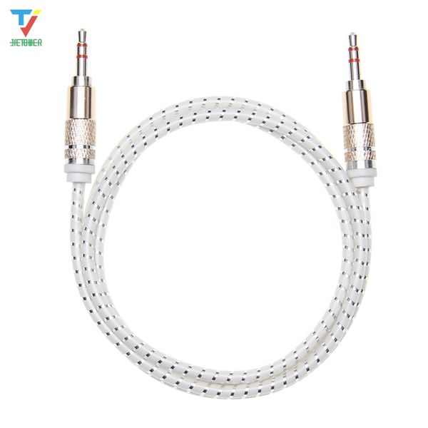 Высококачественный от 1 млн. Мужчин до мужчин 3,5 мм Circle Candy Shell Audio Wire Audio Cable Adapter для планшета мобильного телефона MP3 MP4 Player 3