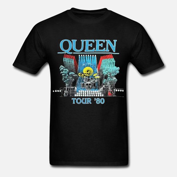 

королева t shirt - tour 80 retro design 100% официально лицензировано bohemian rhapsody