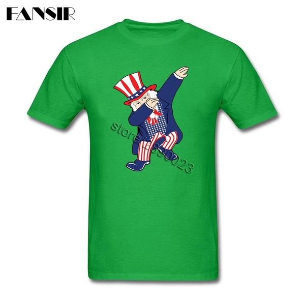 

rock shirts men's short sleeve o neck dabbing uncle sam guys clothes men t shirt