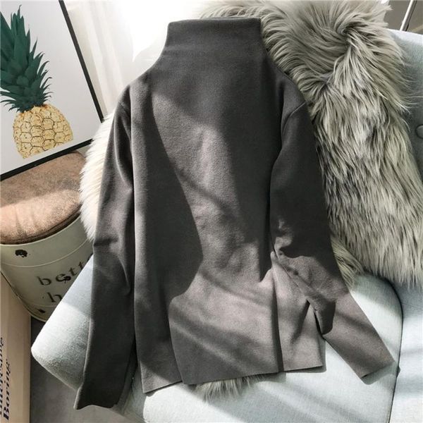 

women's sweaters women autumn 2021 fall long sleeve female japan style pullover warm solid wear, White;black