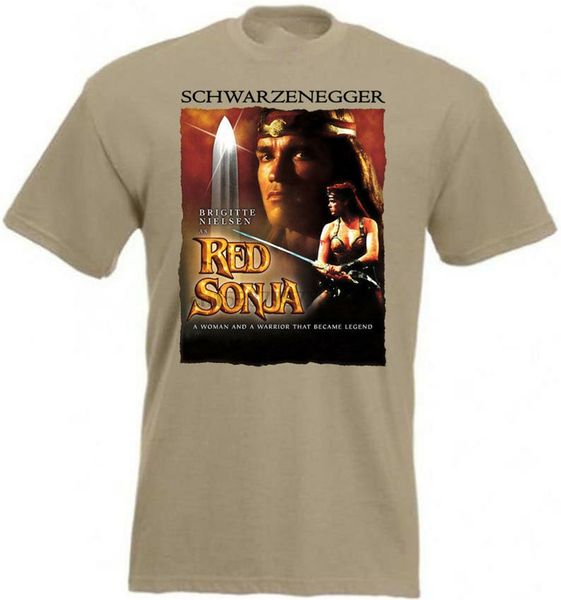 

red sonja v1 t-shirt khaki poster all sizes new funny tee shirt