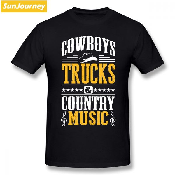 

cowboys trucks country music men t shirt dropshipping couples big size cotton crewneck short sleeve fitness men