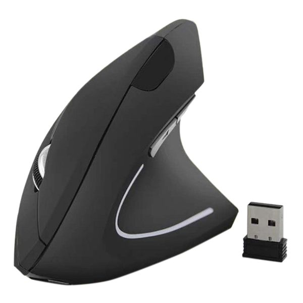 

оптическая вертикальная мышь 2.4g беспроводной usb мыши 3 регулируемый dpi 1000/1200/1600 fit десница мыши пользователи для портативных пк