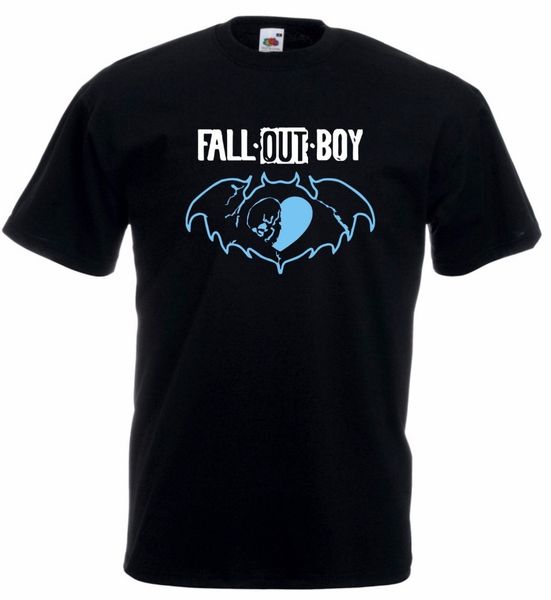 

2018 new brand t shirt men fall out boy music rock printed t shirtcotton t shirt slogans customized shirts for mens