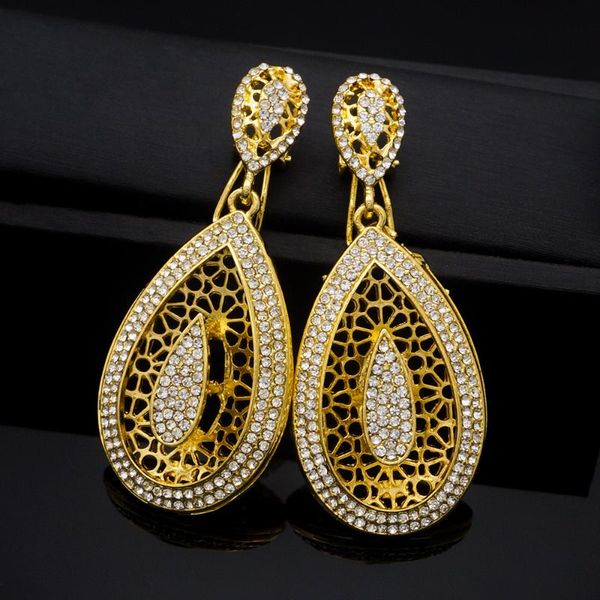

earrings for women gold drop zircon earrings vintage, Silver